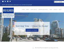 Tablet Screenshot of hughesco.com